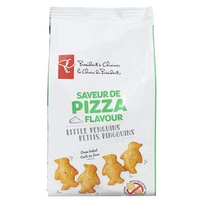 le Choix du Président Craquelins Petits pingouins, saveur de pizza 180 g, 1,94 $/100g