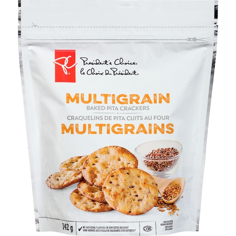 Multigrain Baked Pita Crackers