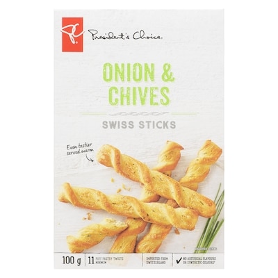 Onion & Chives Swiss Sticks