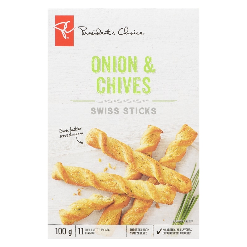 Onion & Chives Swiss Sticks