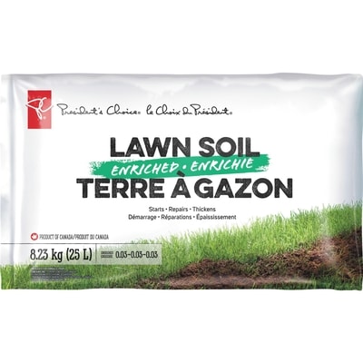 le Choix du Président Terre à gazon, 25L 1 ea, 7,00 $/1ch