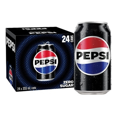 Pepsi Zero Sugar Cola 24x355.0 ml, $4.50/100ml