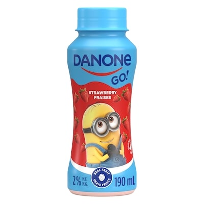 Danone Strawberry, Yogurt Drink 190 ml, $0.68/100ml