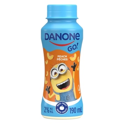 Danone Peach, Yogurt Drink 190 ml, $0.68/100ml