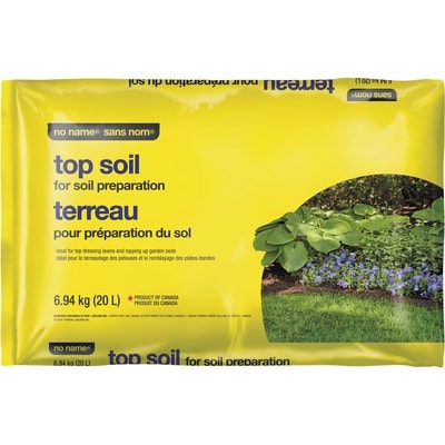 No Name Top Soil 20L 1 ea, $1.87/1ea
