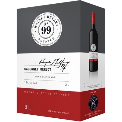 WAYNE GRETZKY Cabernet Merlot (ID required at pick-up) 3000 ml, $1.63/100ml