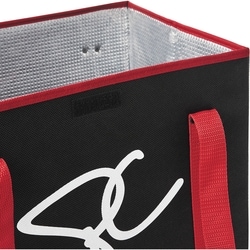 Sac à Mailles PVC Hots Taille L - 36x21x21 Cm Noir - Résistant Et Léger