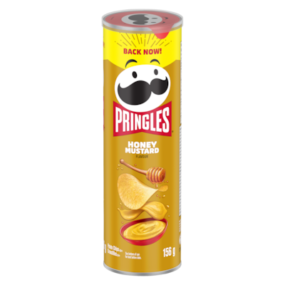 Pringles Potato Chips Honey Mustard Flavour  156 g, $1.92/100g