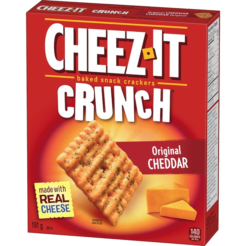 Baked Snack Crackers Crunch Original Cheddar