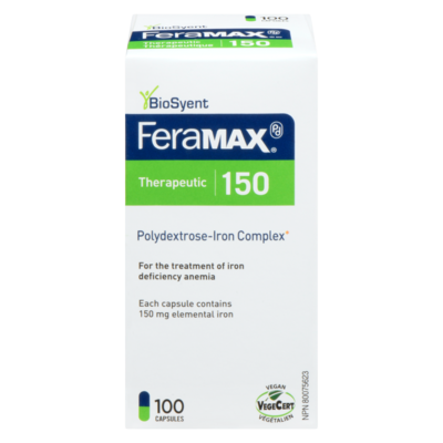 FeraMAX Therapeutic 150 100 ea, $0.70/1ea