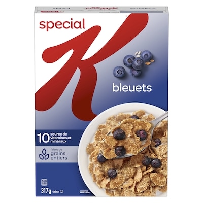Kellogg’s SPECIAL K CEREAL BLUEBERRY 317 g, 2,21 $/100g