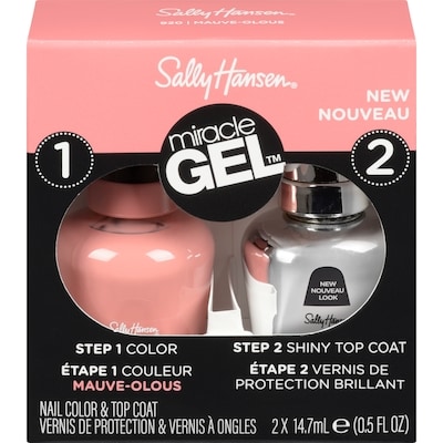 Sally Hansen Miracle Gel Nail Color & Top Coat 920 Mauve-Olous 14.7 ml, $149.59/100ml
