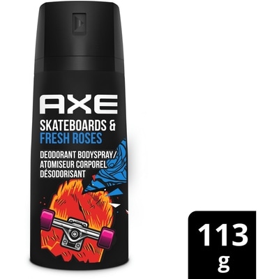 Axe Désodorisant Planche à Roulettes et Roses Fraîches 113 g, 3,98 $/100g
