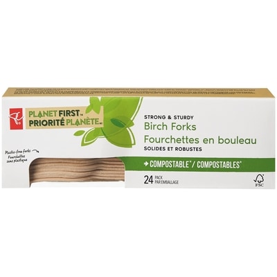 President's Choice Planet First Birch Forks 24 ea, $0.12/1ea