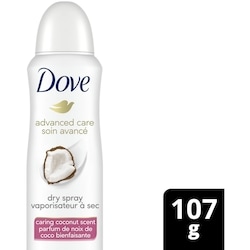 Advanced Care Dry Spray Antiperspirant Caring Coconut Scent