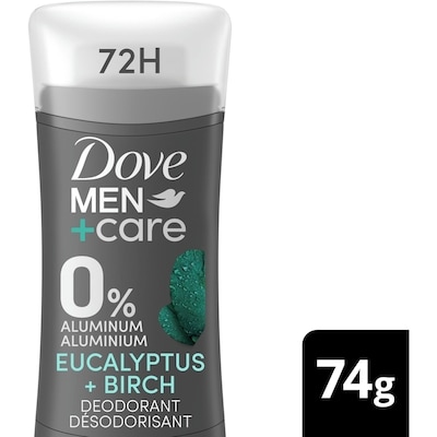 Dove Désodorisant en bâton Eucalyptus + Bouleau 74 g, 14,85 $/100g