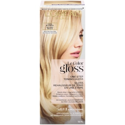 L'Oreal Paris Cool Blonde One Step Toning Gloss 118 ml, $12.71/100ml