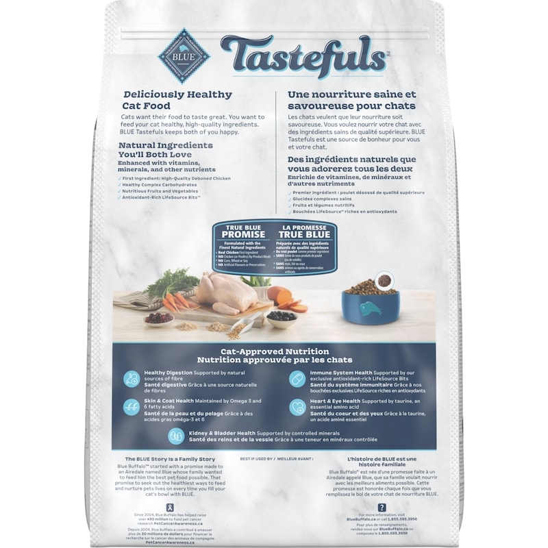 Tastefuls Adult Cat Indoor Chicken & Brown Rice Dry Cat Food