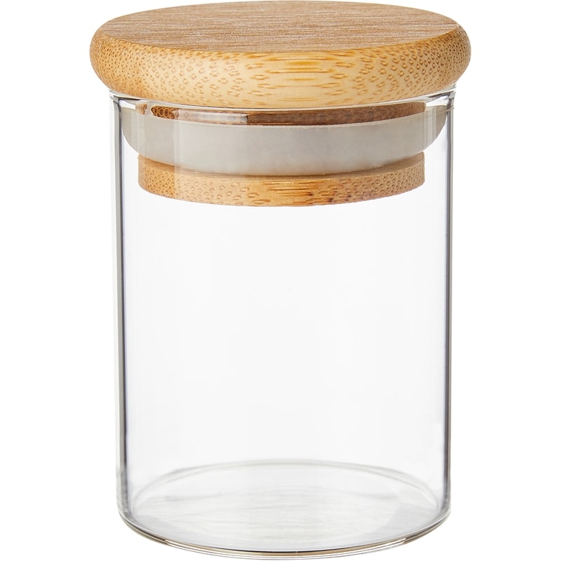 65 ml Glass Spice Jar with Bamboo Lid 