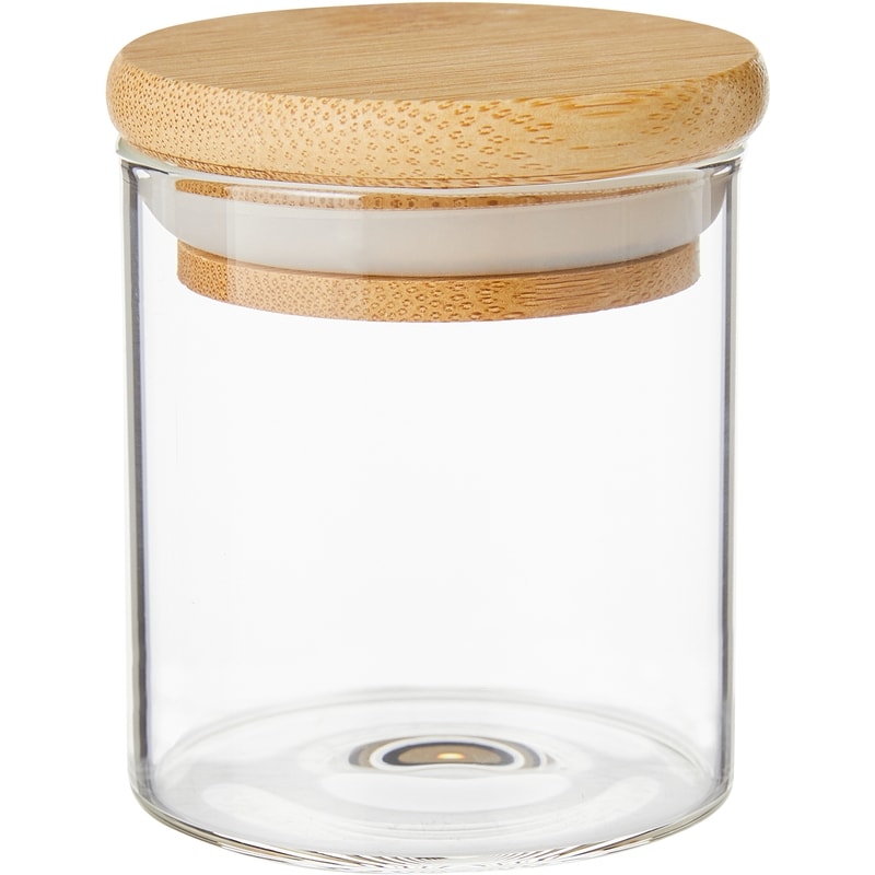 90 ml Glass Spice Jar with Bamboo Lid 