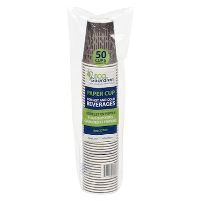 null Gobelet en papier 8oz 50 ea, 4,39 $/1ch