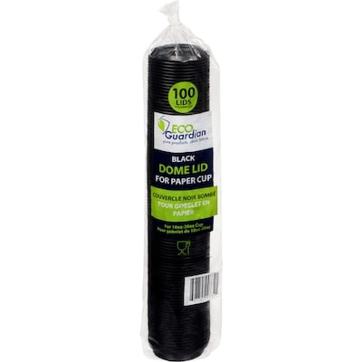 null Black Dome Lid for Paper Cup 100 Lids 100 ea, $5.99/1ea