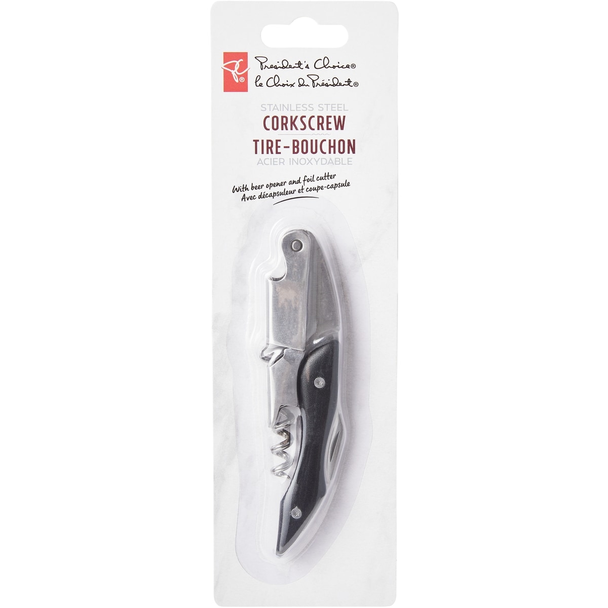 le Choix du Président PC WAITER'S CORKSCREW 1 ea, 13,00 $/1ch