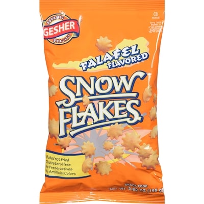 Gesher Falafel Flavored Snow Flakes Snack Food 165 g, $6.05/100g
