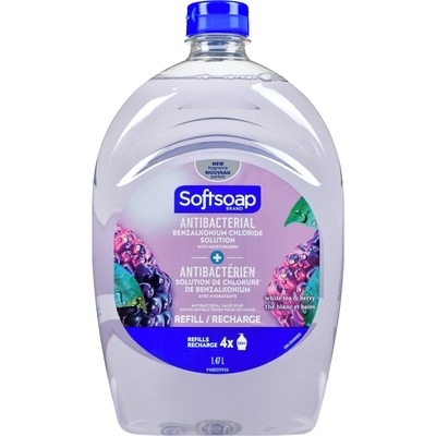 Softsoap Soap, Antibacterial Liquid Hand Refill, White Tea & Berry 1.47 l, $0.62/100ml