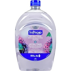 Softsoap Recharge De Savon Liquide Pour Les Mains Antibactérien Thé Blanc Et Baies 1.47 l, 0,37 $/100ml