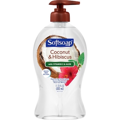 Softsoap Pompe De Savon Liquide Pour Les Mains Hydratant Coconut & Hibiscus 332 ml, 1,50 $/100ml