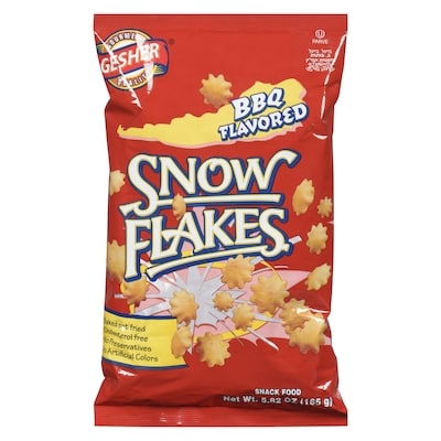 Gesher Bbq Flavored Snow Flakes Snack Food 165 g, $6.05/100g