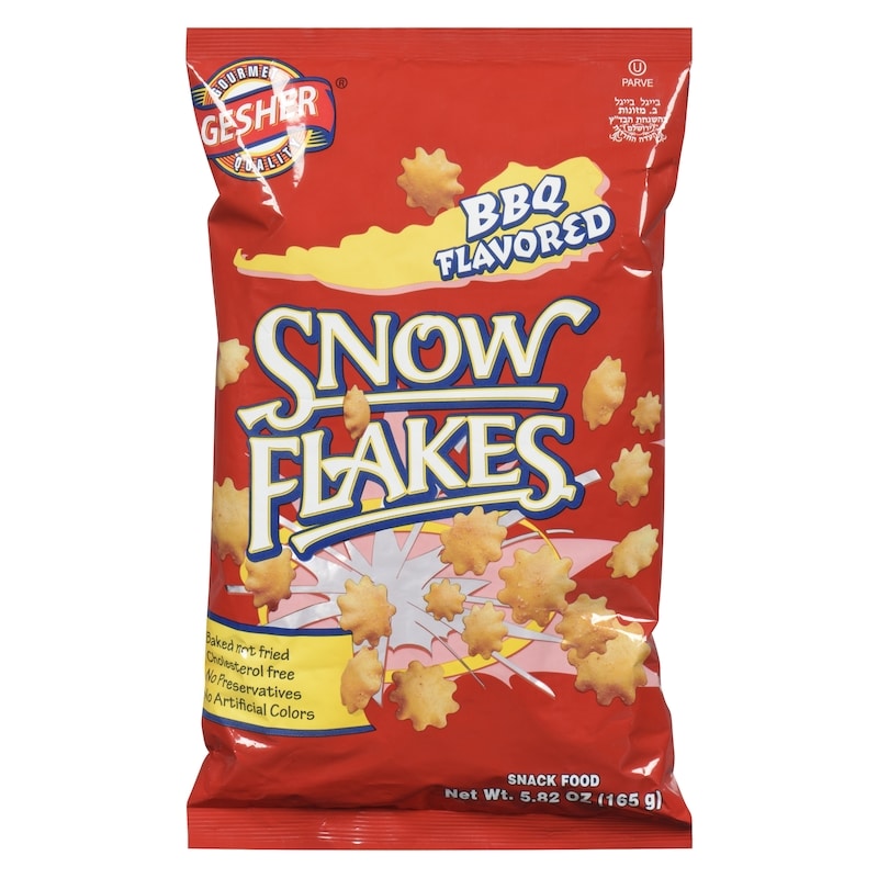 Bbq Flavored Snow Flakes Snack Food