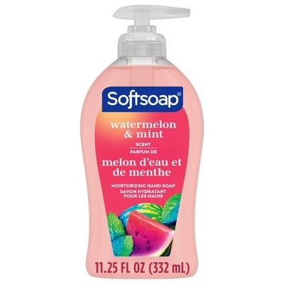 Softsoap Pompe De Savon Liquide Pour Les Mains Hydratant Watermelon & Mint 332 ml, 1,35 $/100ml
