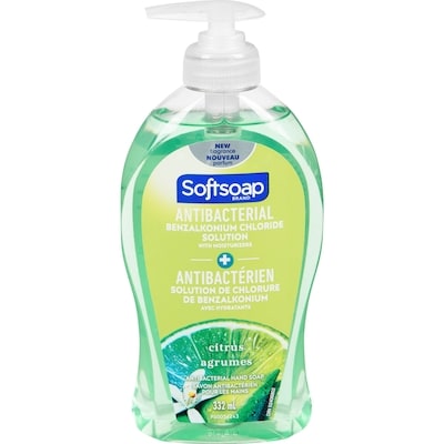 Softsoap Soap, Antibacterial Liquid Hand Pump, Fresh Citrus 332 ml, $1.44/100ml