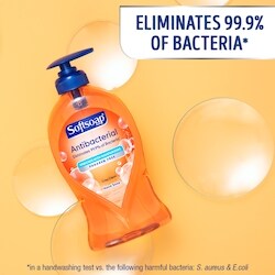 Softsoap Soap, Antibacterial Liquid Hand Pump, Crisp Clean - 332