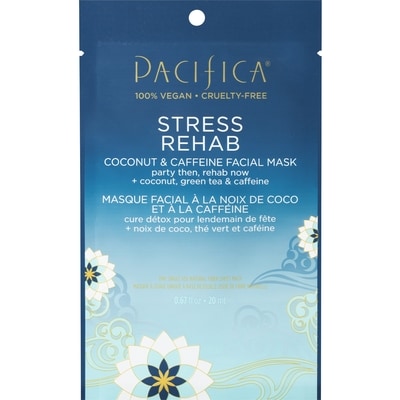 Pacifica Stress Rehab Coconut & Caffeine Facial Mask 19.8 ml, $30.25/100ml