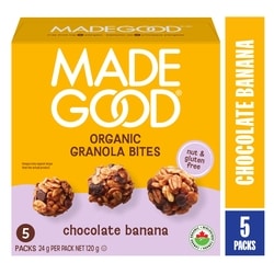Made Good Chocolate Banana Granola Bites 5pk 24 g, $16.67/100g