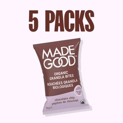 Made Good Chocolate Chip Granola Bites 5pk - 24 g | Zehrs