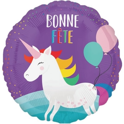 null 9 Inch Bonne Fete Air Filled Balloon 1 ea, $3.50/1ea