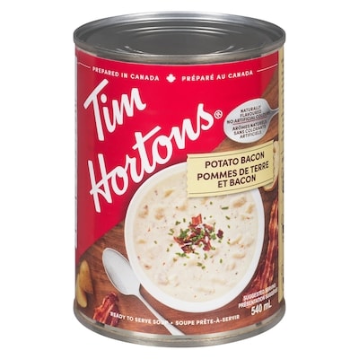 Tim Hortons Soupe Prête-À-Servir Pommes De Terre Et Bacon 540 ml, 0,83 $/100ml