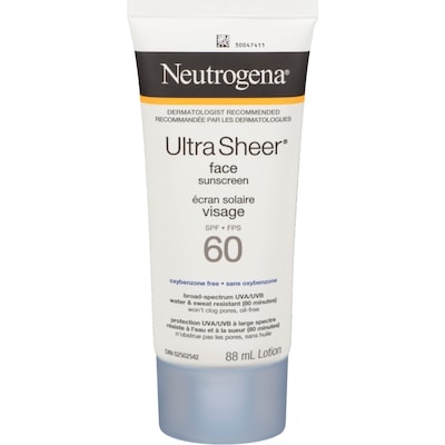 Neutrogena L'écran solaire visage Ultra Sheer FPS 60 88 ml, 20,45 $/100ml