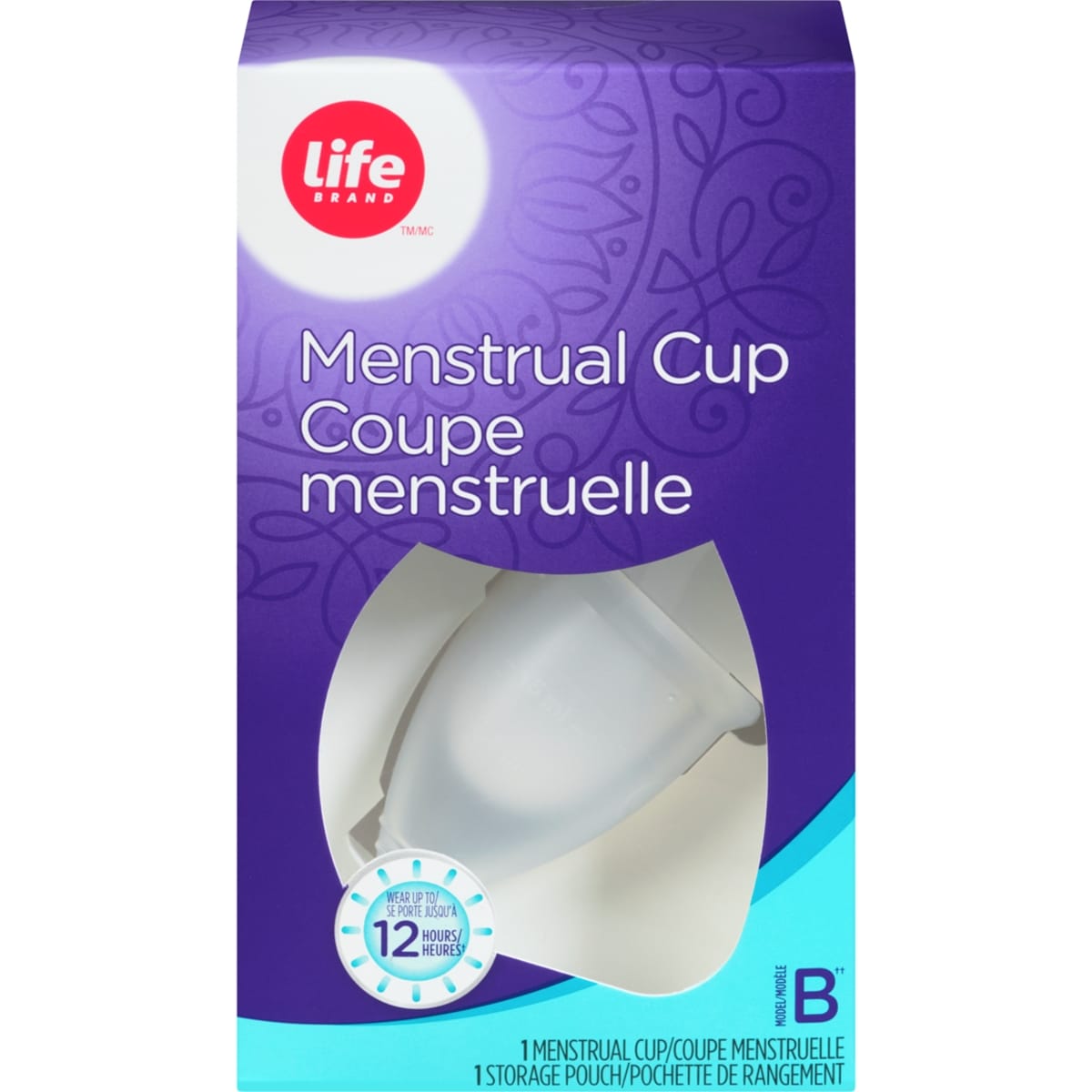 Life Brand Men'strual Cup Size B 1 ea, $27.99/1ea