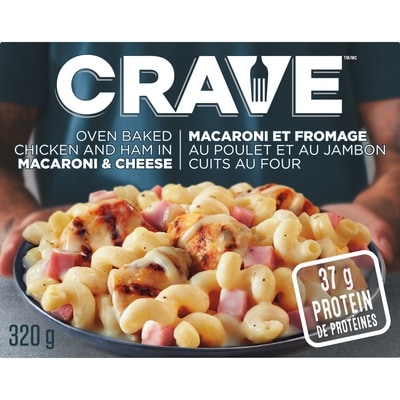 Crave Oven Baked Chicken And Ham In Macaroni & Cheese 320 g, $2.03/100g