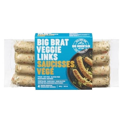 Big Mountain Big Brat Veggie Links 300 g, $2.66/100g