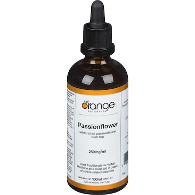 Orange Naturals Naturopathic Tincture Passionflower 250 mg/ml  100 ml, $19.99/100ml