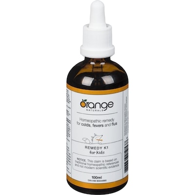Orange Naturals Homeopathic Remedy Cold + Flu for Kids 100 ml, $20.99/100ml