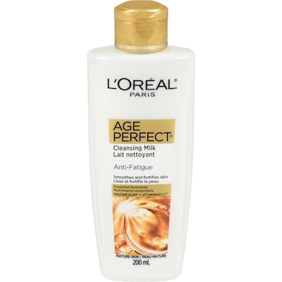 L'Oreal Paris Cleansing Milk Anti-Fatigue Mature Skin 200 ml, $7.00/100ml