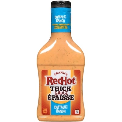 Frank’s RedHot Redhot Buffalo Ranch Sauce Pour Ailes 354 ml, 1,49 $/100ml