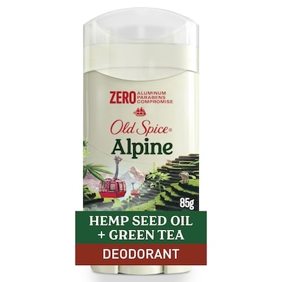 Old Spice Deodorant for Men, Alpine with Hemp Seed Oil, Aluminum Free, Inspired by Nature 85 g, $12.32/100g